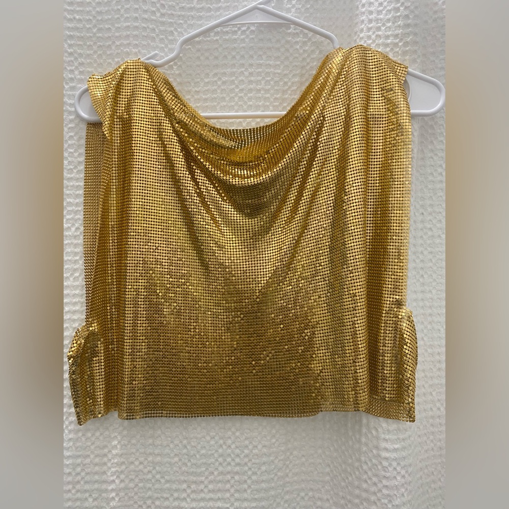 Gold Women's Top
